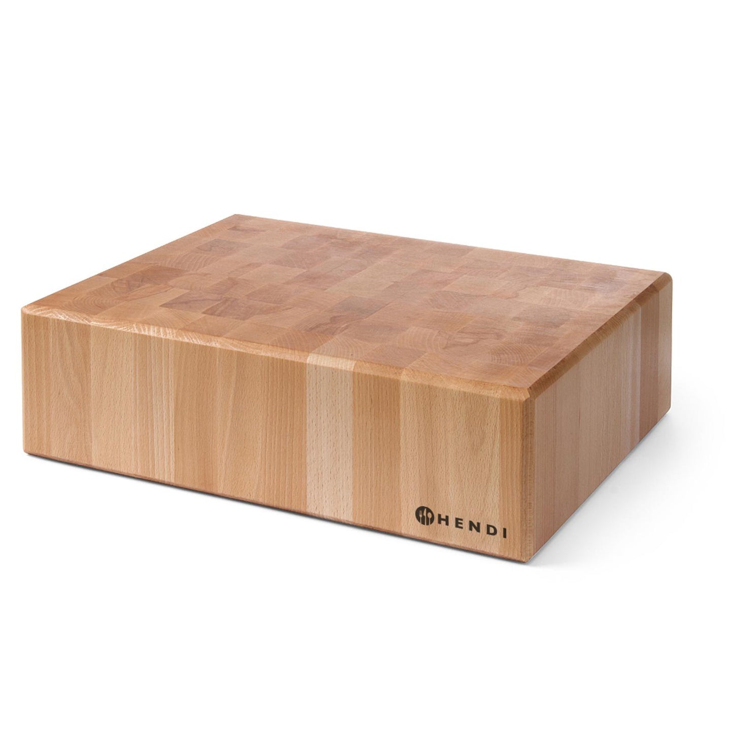 Wooden butcher block made of beech wood, height 150 mm - Hendi 505632 - Carlat