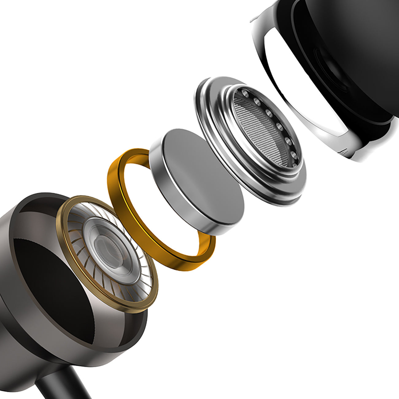 X10PRO in-ear wired headphones with 3.5mm mini jack - black - Carlat