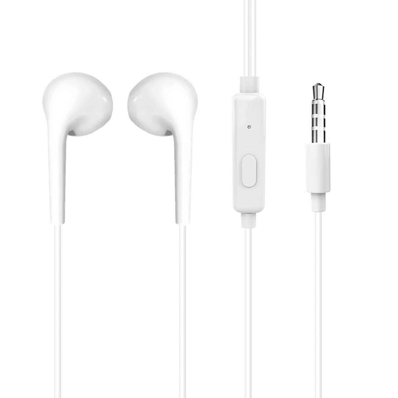 X10S in-ear wired headphones 3.5mm mini jack 1.15m - white - Carlat
