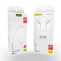 X10S in-ear wired headphones 3.5mm mini jack 1.15m - white - Carlat