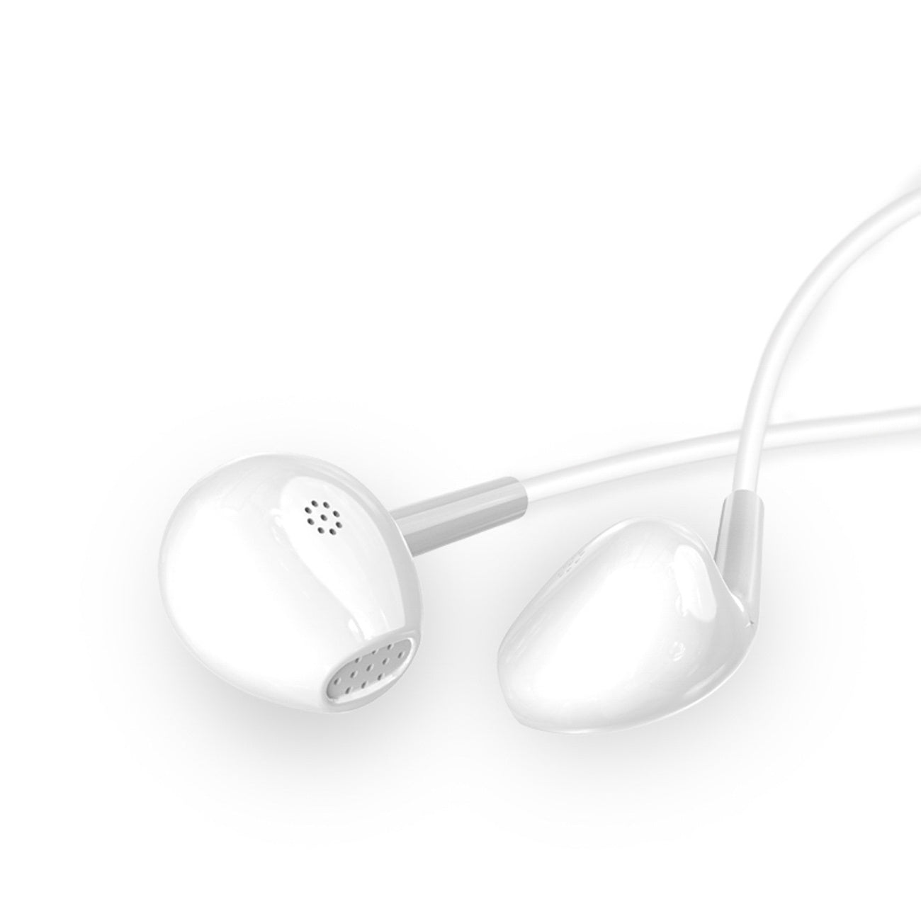 X10S in-ear wired headphones 3.5mm mini jack 1.15m - white - Carlat
