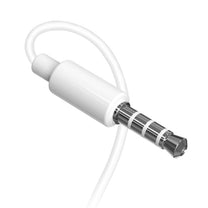 X10S in-ear wired headphones 3.5mm mini jack 1.15m - white - Carlat