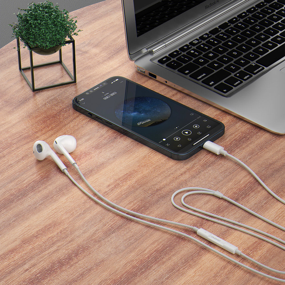 X14PROT in-ear headphones with USB-C connector, white - Carlat