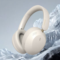 X22 Max Bluetooth ANC wireless over-ear headphones - beige - Carlat