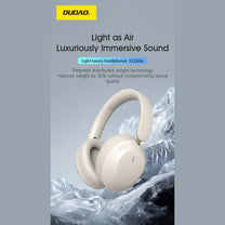 X22 Max Bluetooth ANC wireless over-ear headphones - beige - Carlat
