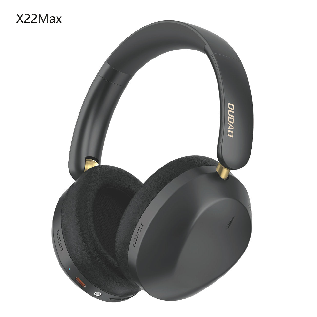 X22 Max Bluetooth ANC wireless over-ear headphones - black - Carlat