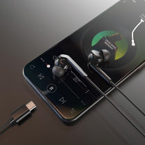 X3C+ in-ear wired headphones with microphone and USB-C remote control - Carlat