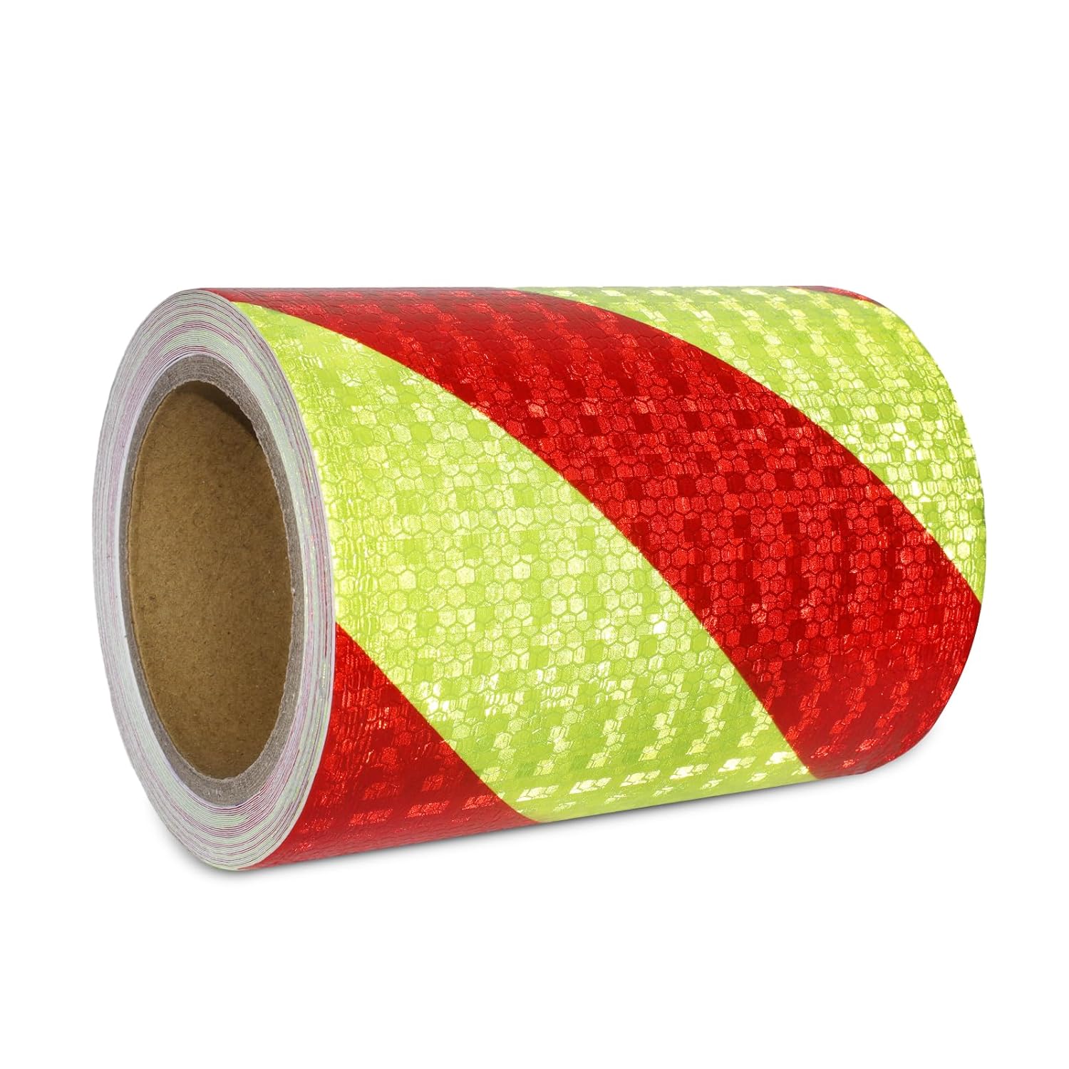 XFXIA Yellow & Black Reflective Tape, 15cm x 10m, Waterproof Reflective Tape, Self Adhesive Warning Tape for Vehicles, Cars, Trailers, Outdoor - Carlat