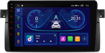 XTRONS Android Car Radio for BMW E46, 9 Inch IPS Screen Octa-Core 4+64GB Car Radio with Sat Nav, Integrated 4G Car Play Android Car DSP Bluetooth WiFi - Carlat