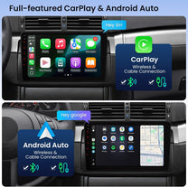 XTRONS Android Car Radio for BMW E46, 9 Inch IPS Screen Octa-Core 4+64GB Car Radio with Sat Nav, Integrated 4G Car Play Android Car DSP Bluetooth WiFi - Carlat