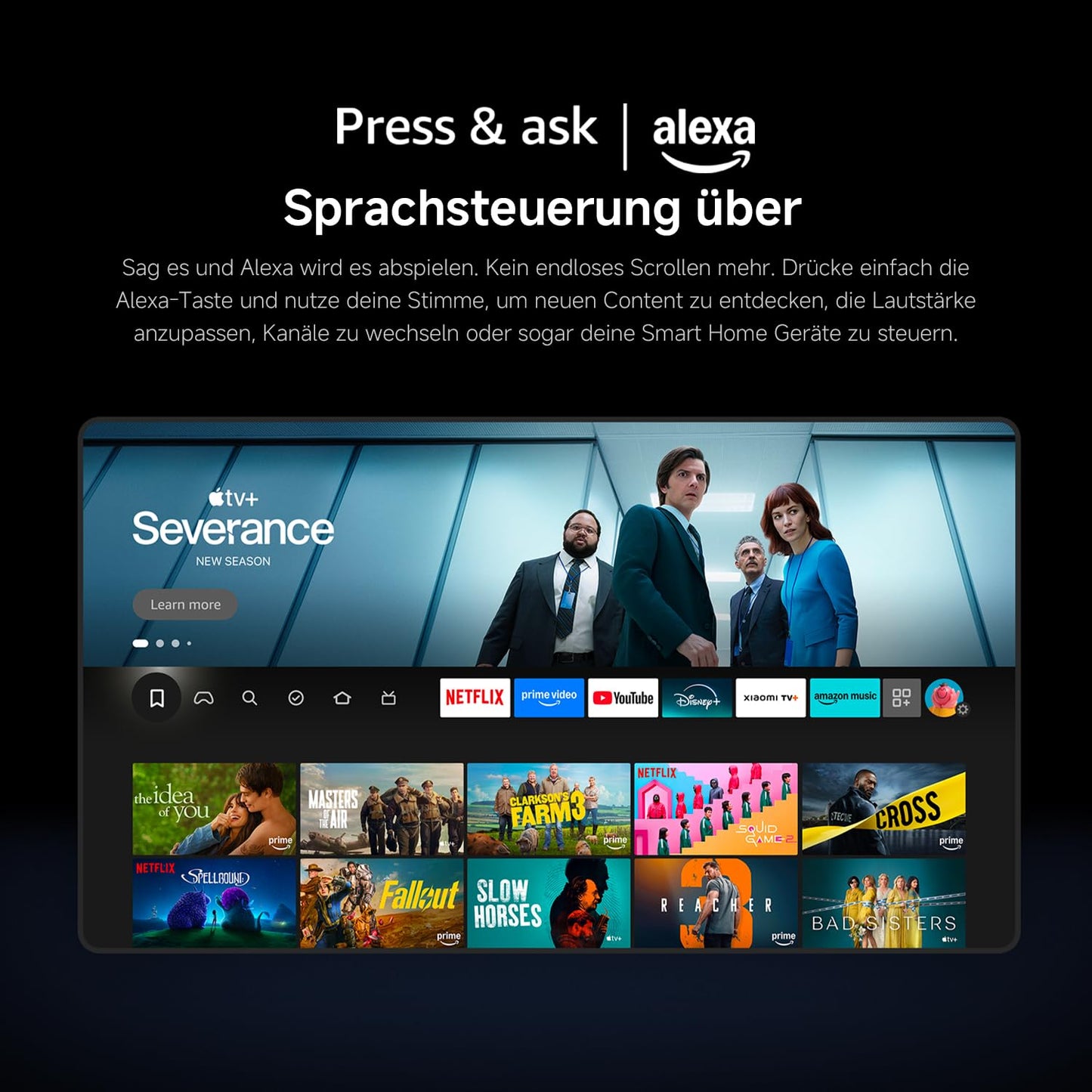 Xiaomi 32" Smart Fire TV with Dolby Audio, Alexa & Apple AirPlay - Carlat