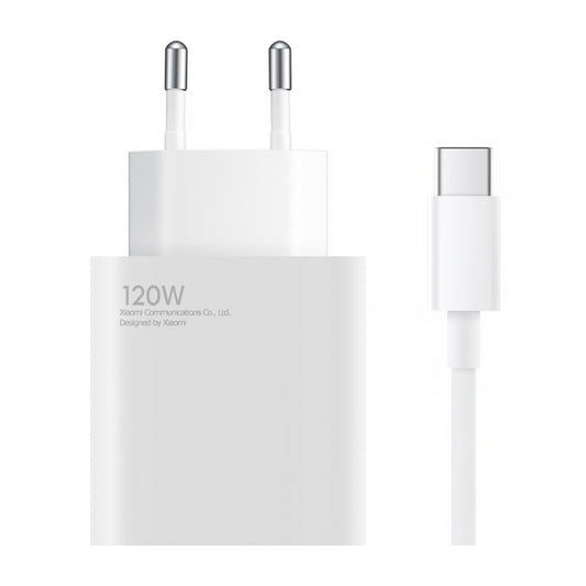 Xiaomi USB-A 120W 6A mains charger with USB-C cable - white - Carlat