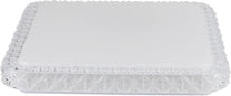 ZMH Ceiling Light LED Ceiling Light Bedroom Lamp Dimmable with Remote Control 30 cm Ceiling Lighting Crystal 32 W Kitchen Lamp Modern Hallway Lamp Square for Living Room Kitchen Hallway - Carlat