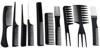 SOULIMA Combs, brushes, and sprayers – Hairdressing combs - set of 10 – image 2
