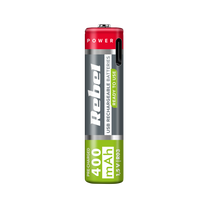 Rebel REBEL AAA Rechargeable Batteries, 400 mAh, Li-ion, 1.5V, 2 per pack, R3, Type-C connector – image 2