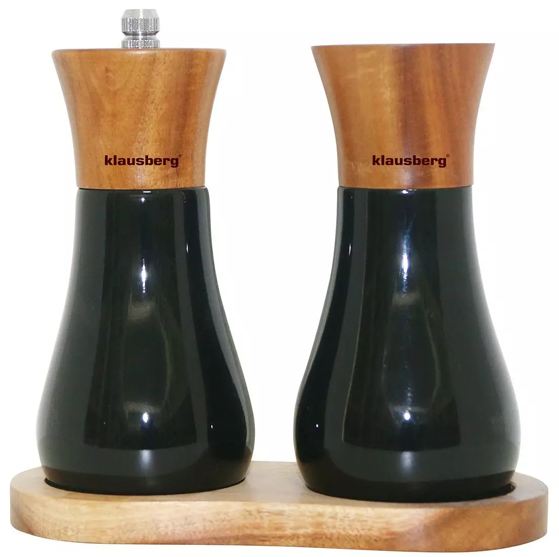 Klausberg Spice Grinders – Salt and Pepper Grinder, Black Klausberg