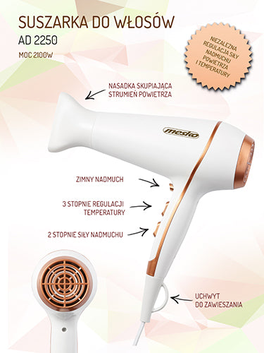 MESKO Hair Dryers – MS 2250 Hair Dryer, 2100 W – image 8