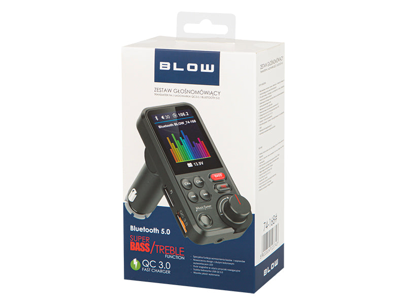Blow Transmitters – 74-168# FM Transmitter with Bluetooth 5.0 and QC 3.0 – image 3