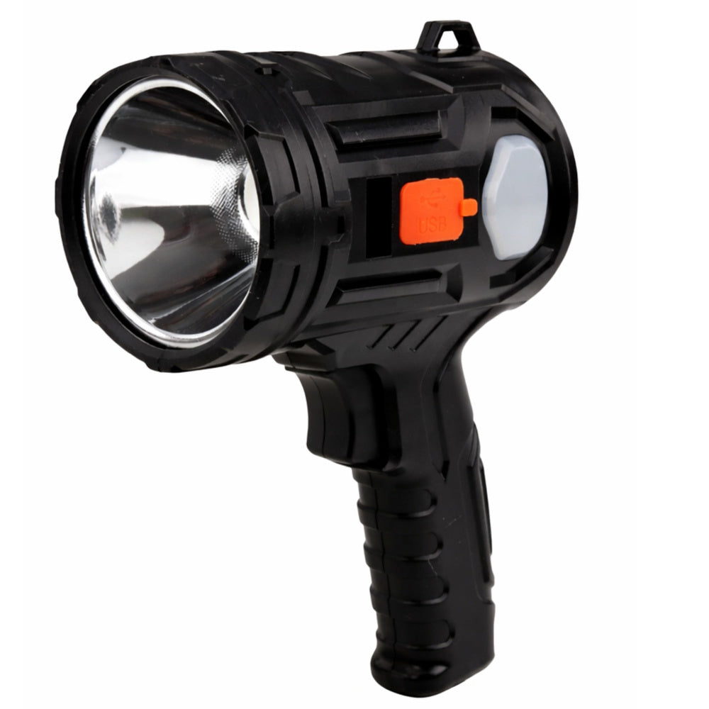 LEAN Solar-Powered LED Flashlight with 6 Modes, Power Bank, and Replaceable Filters, 19 cm – image 2