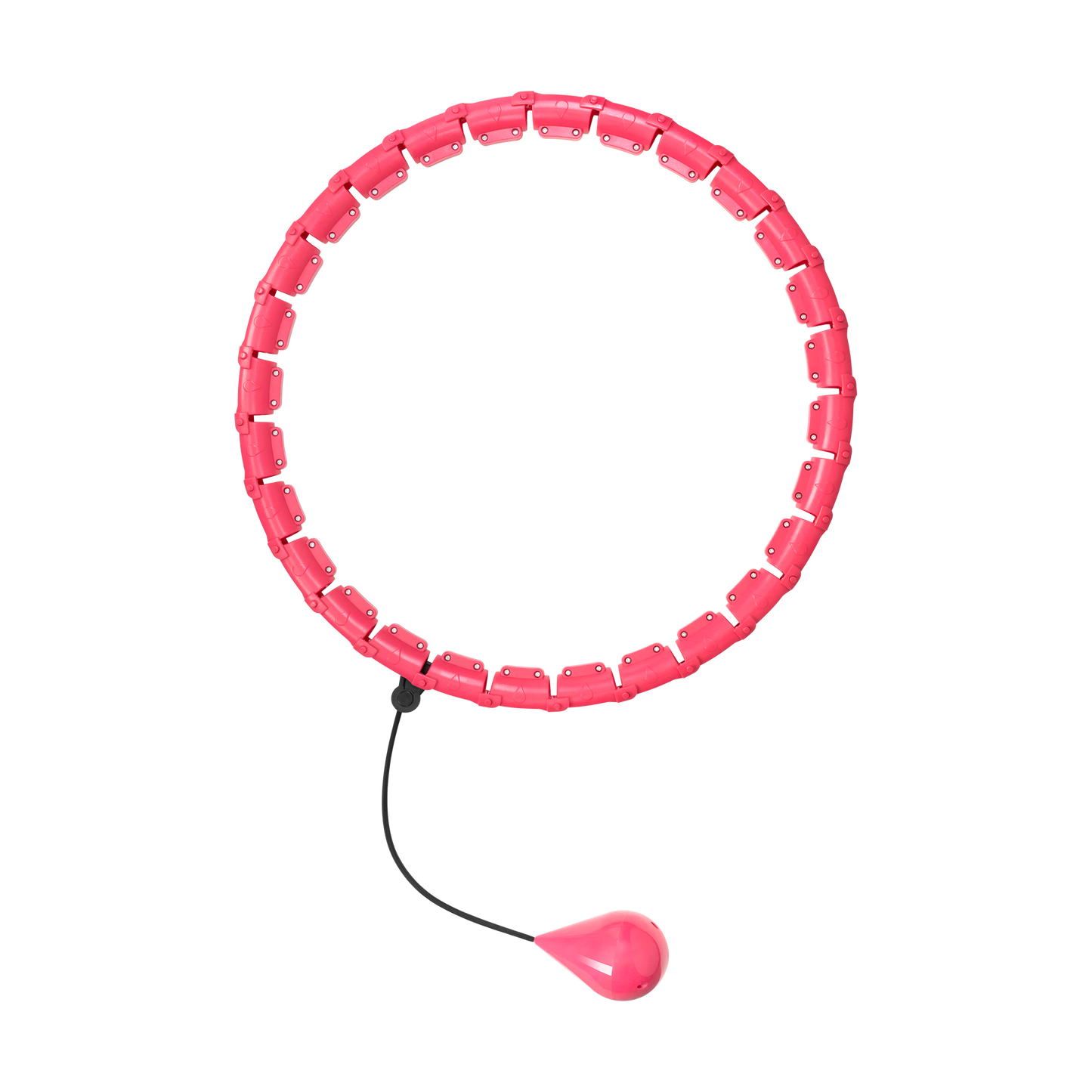 Rebel Smart Hula Hop Slimming Hula Hoop with Nubs and 50 cm Weight, Pink, REBEL ACTIVE – image 2