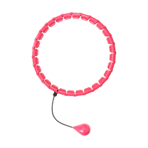 Rebel Smart Hula Hop Slimming Hula Hoop with Nubs and 50 cm Weight, Pink, REBEL ACTIVE – image 2