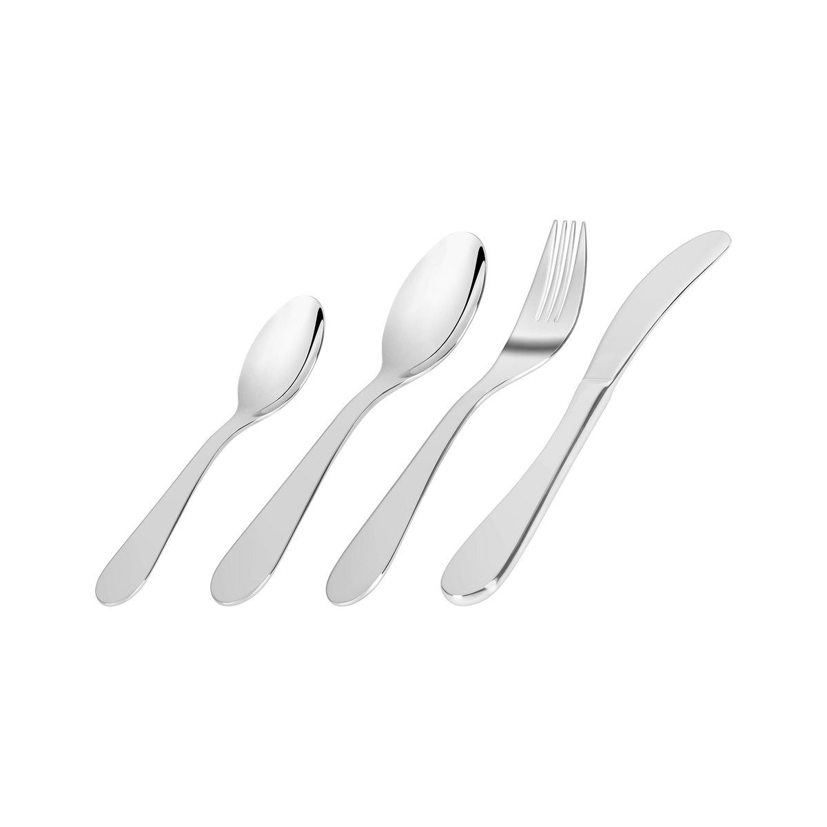 Teesa The remaining – 4-Piece Children's Cutlery Set