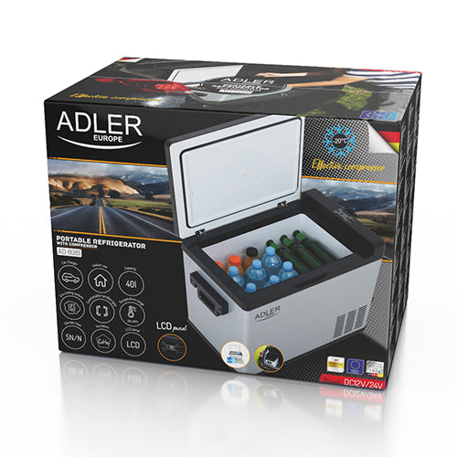 ADLER Travel refrigerators and coolers – AD 8081 Tourist compressor refrigerator 40l – image 2