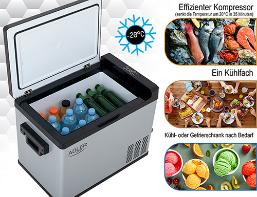 ADLER Travel refrigerators and coolers – AD 8081 Tourist compressor refrigerator 40l – image 4