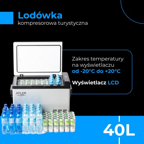 ADLER Travel refrigerators and coolers – AD 8081 Tourist compressor refrigerator 40l – image 16