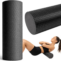 RTO Massage Roller for Exercise and CrossFit, with Nubs, 45x15 cm, EVA Foam Roller
