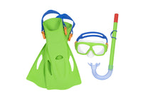 BESTWAY Swim caps – Bestway 25019 Green Diving Set: Mask, Snorkel, Fins – image 4