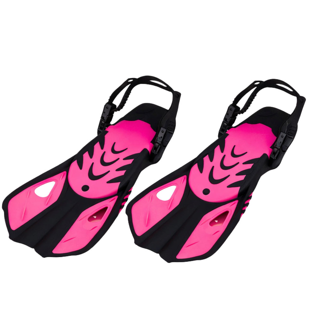 LEAN TOYS Swim – Snorkeling Set: Fins, Goggles, and Snorkel—Black and Pink, S/M – image 4