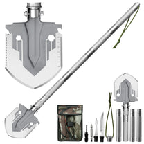 LEAN 16-in-1 Military Entrenching Tool: Tactical Survival Tools, Knife, Fire Starter, Cleaver