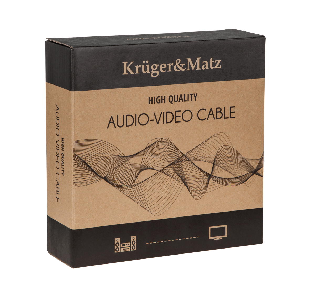 Kruger&Matz Speaker Cables – Kruger&amp;Matz 3.0m Speaker Cable (banana plugs) – image 4