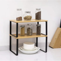 RUHHY The remaining – Bamboo Kitchen Shelf - 2-Pack Ruhhy 25661 – image 9