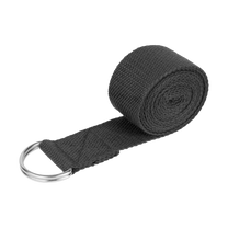 Rebel Handles, straps, hula – Yoga Strap, Exercise Band, Black, REBEL ACTIVE – image 2