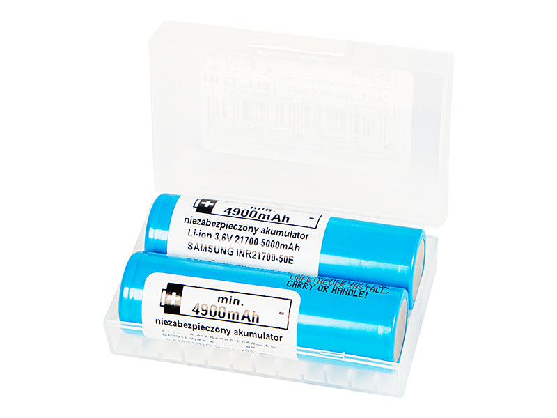 Blow 85-584# Samsung 21700 Li-ion battery, 4900 mAh, 2-pack, 3.6 V