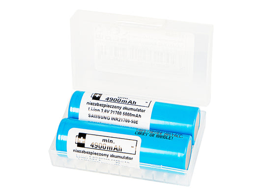 Blow 85-584# Samsung 21700 Li-ion battery, 4900 mAh, 2-pack, 3.6 V
