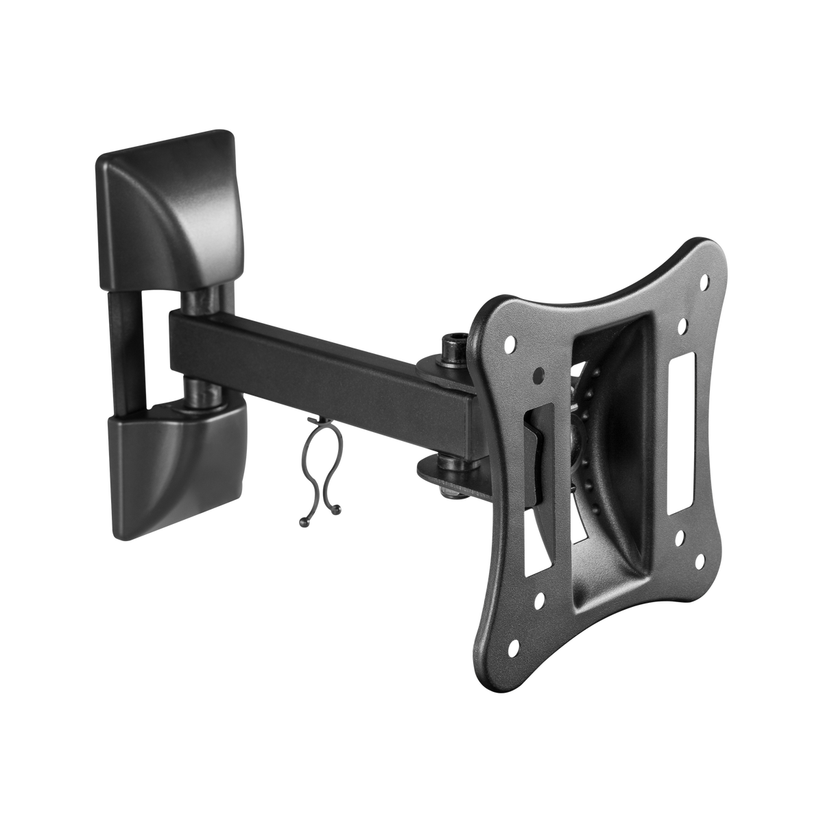 Cabletech TV – 13-27-inch Wall Mount, Black, LPA51-111 (Vertical and Horizontal Adjustment)