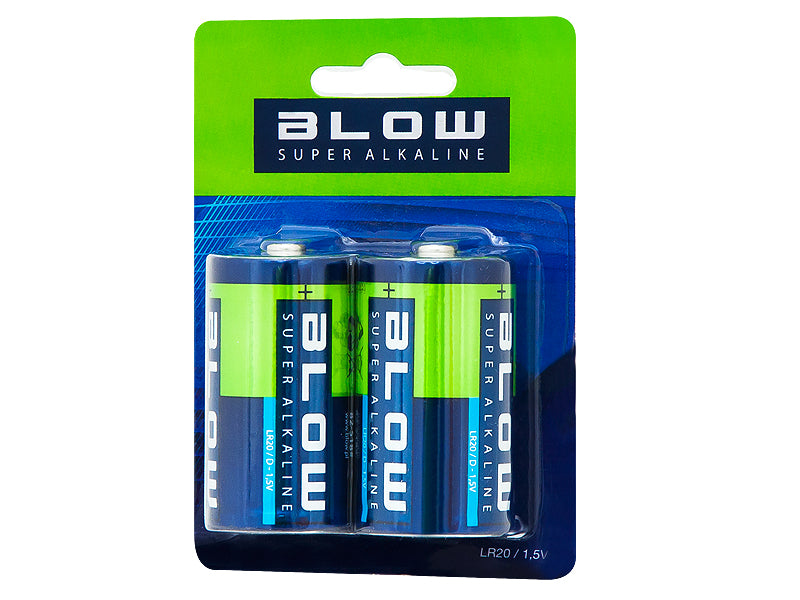 Blow Alkaline, coin-cell, and – 82-518# Blow Super Alkaline R20/D Batteries, 2-pack