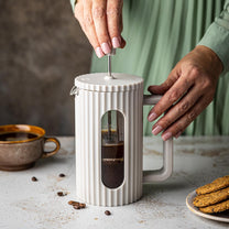 Klausberg Coffee/Tea Infuser with Press, 0.60 L Capacity, Light Gray, kb7748 – image 12