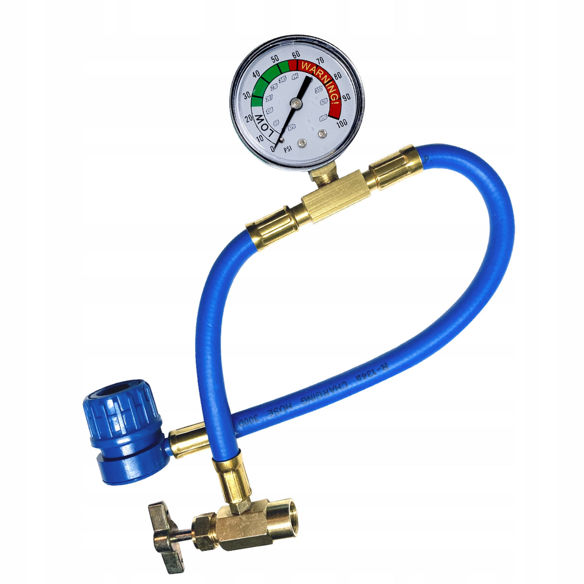 Blow 52-331# Hose with pressure gauge for charging AC systems with AC Fix refrigerant