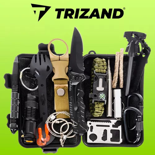 TRIZAND Survival (gloves, fire starters – SURVIVAL 32in1 Trizand 19920 survival kit – image 4