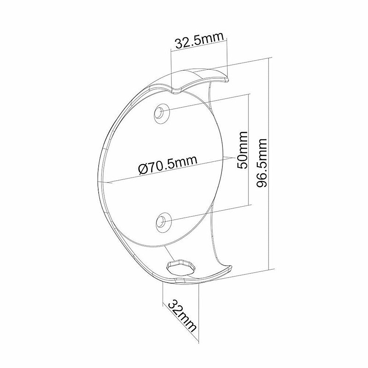 Maclean Speaker Mounts – Maclean Wall Mount for Google Home Mini, MC-842 – image 4