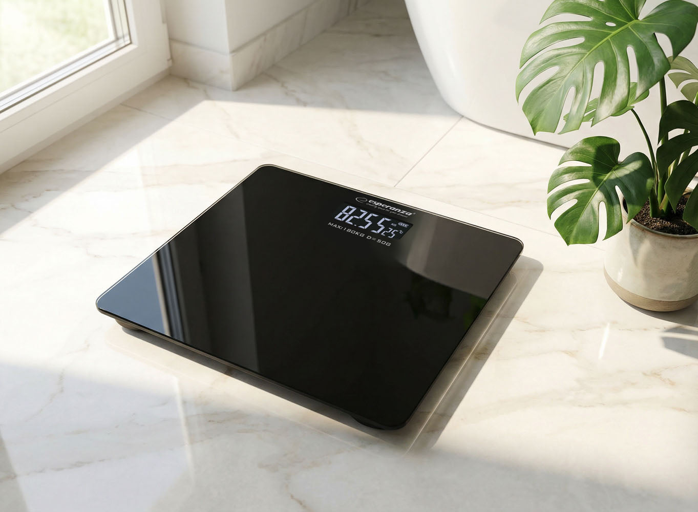 Esperanza Bathroom Scales – EBS002K Esperanza Digital Aerobic Bathroom Scale, Black – image 4