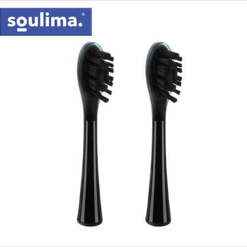SOULIMA The remaining – Black Toothbrush Heads, 2-Pack, Soulima 26932 – image 10