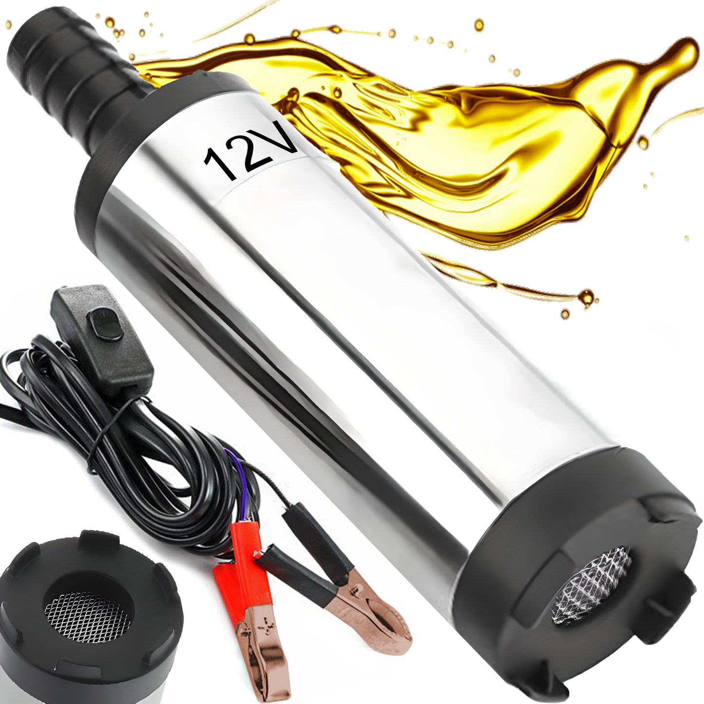 RTO Cosmetics, trunks – 12V Submersible Fuel, Oil, and Water Drain Pump—Powerful