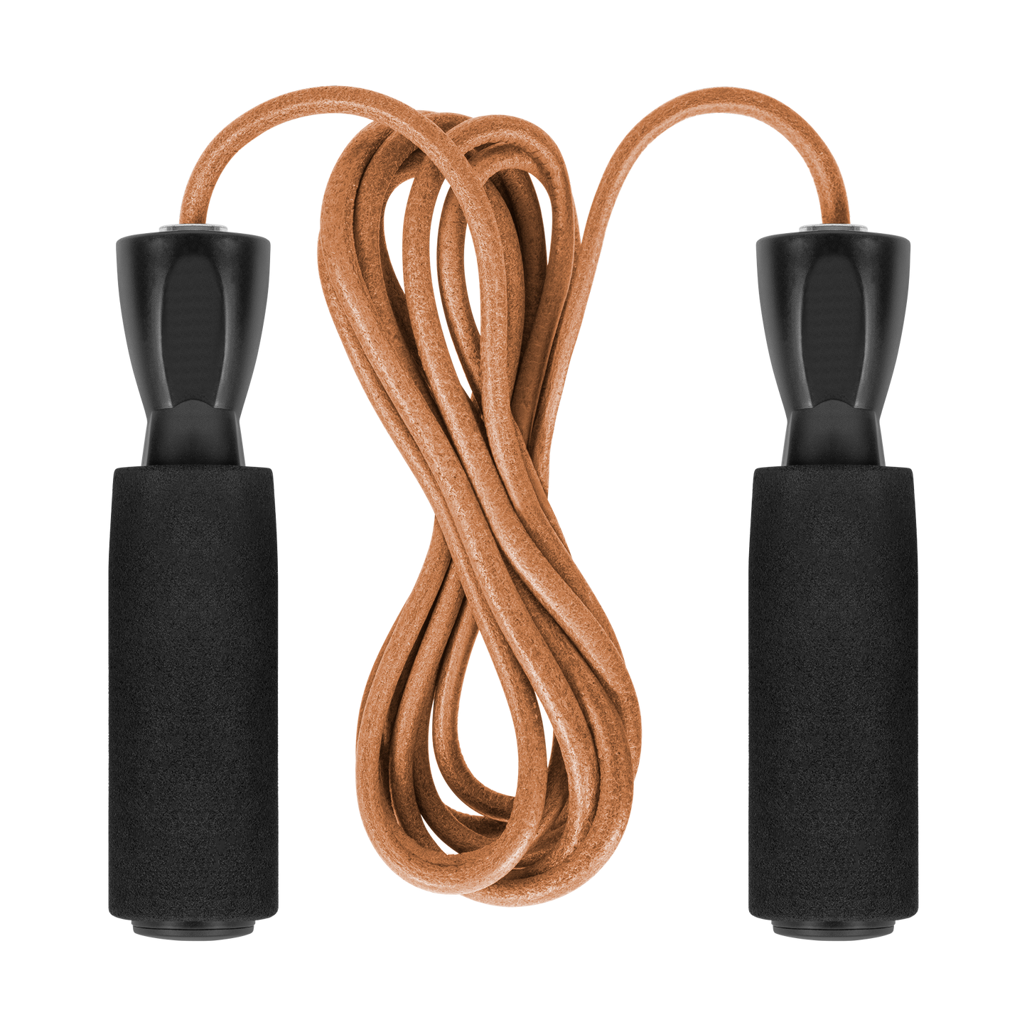Rebel Leather boxing jump rope with foam handle and metal bearing, 280 cm, adjustable, REBEL ACTIVE – image 2