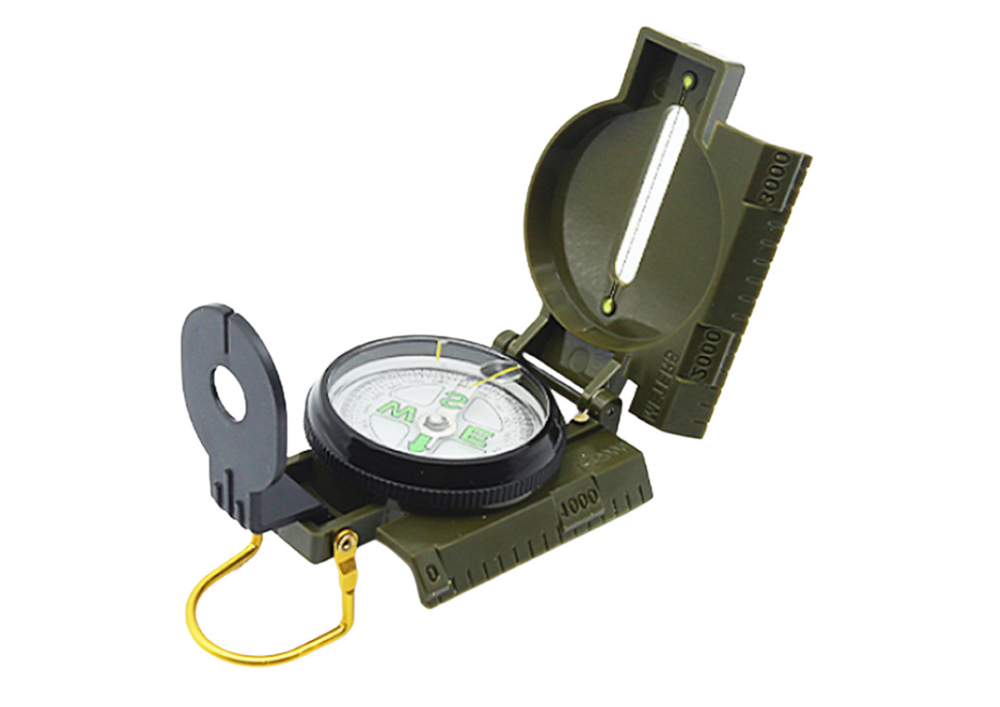 LEAN The – Hiking Compass with Ruler, Fluorescent Markers, and Aluminum Case – image 2