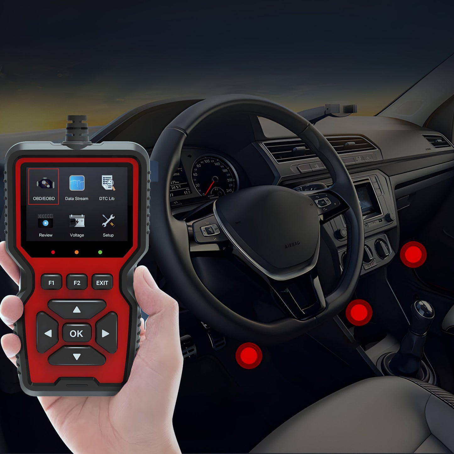 RTO Cosmetics, trunks – Universal OBD2 Diagnostic Tester, Scanner, and Car Computer – image 3